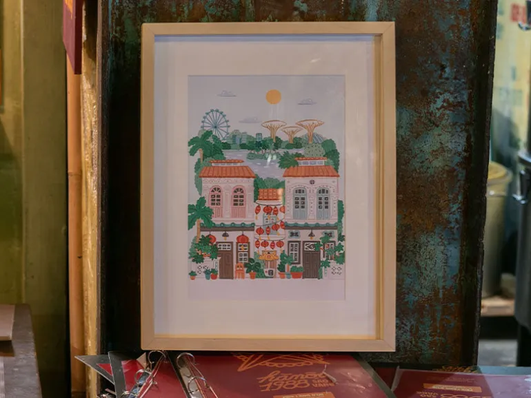 Coffret peinture au numéro - Petit Pinceau - Singapore par Hoglet & Co