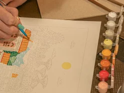 Coffret peinture au numéro - Petit Pinceau - Singapore par Hoglet & Co