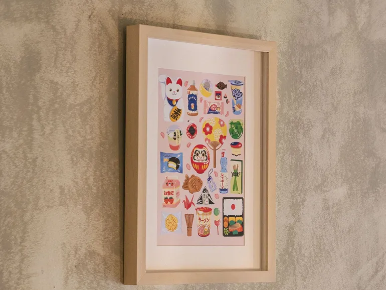 Coffret peinture au numéro - Petit Pinceau - Week-end à Tokyo par Yuzu and Mikan