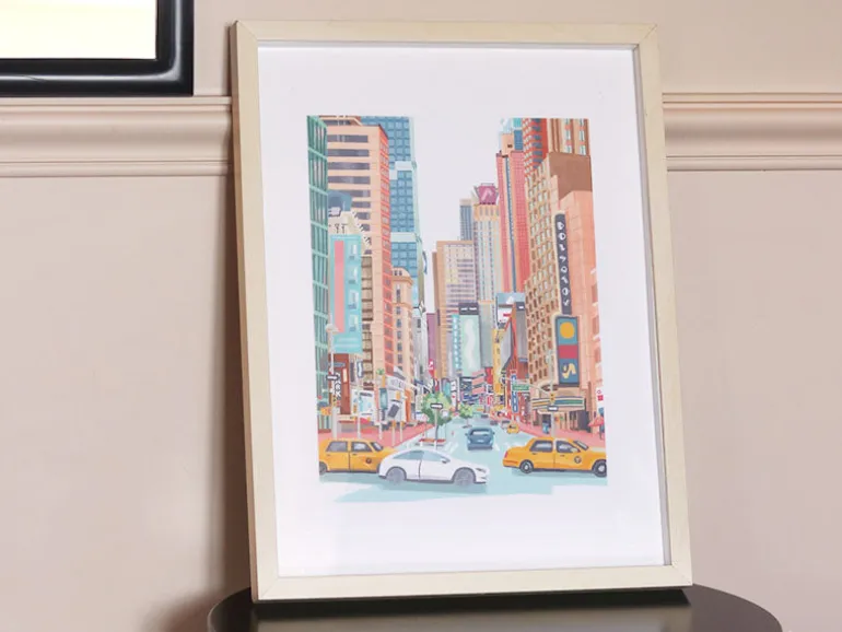 Coffret peinture au numéro - Petit Pinceau - Broadway and West 53RD par Grace Helmer