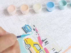 Coffret peinture au numéro - Petit Pinceau - Broadway and West 53RD par Grace Helmer