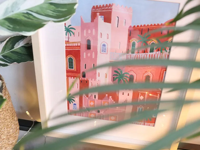 Coffret peinture au numéro - Petit Pinceau - Maroc par Mona Mai