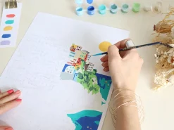 Coffret peinture au numéro - Petit Pinceau - Cinque terre par Kenzie Elston
