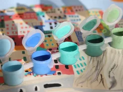 Coffret peinture au numéro - Petit Pinceau - Cinque terre par Kenzie Elston