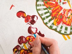Coffret peinture au numéro - Petit Pinceau - La Dolce Vita par Ananya Bhandari