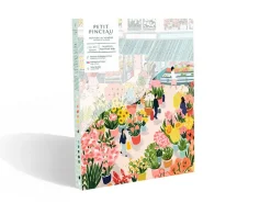 Coffret peinture au numéro - Petit Pinceau - Flower Market par Zaze Art