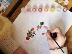 Coffret peinture au numéro - Petit Pinceau - Flower Market par Zaze Art