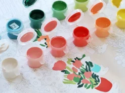 Coffret peinture au numéro - Petit Pinceau - Flower Market par Zaze Art