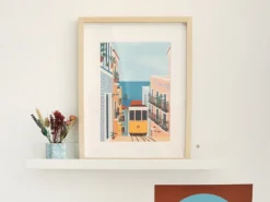 Coffret peinture au numéro - Petit Pinceau - Lisbon Tram par Vero Illustrates