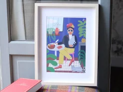 Coffret peinture au numéro - Petit Pinceau - La fille aux chats par Guillaume Denaudhome