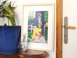 Coffret peinture au numéro - Petit Pinceau - La fille aux chats par Guillaume Denaudhome