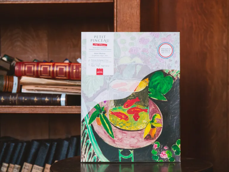 Coffret peinture au numéro - Petit Pinceau - Les Poissons rouges, Henri Matisse