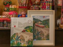 Coffret peinture au numéro - Petit Pinceau - Sri-Lanka Train par Maja Tomljanovic