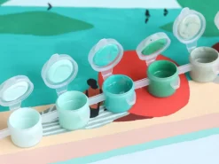 Coffret peinture au numéro - Petit Pinceau - St Barthélemy par Léa Morichon
