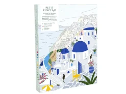 Coffret peinture au numéro - Petit Pinceau - Santorini par Maja Tomljanovic