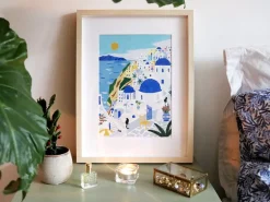 Coffret peinture au numéro - Petit Pinceau - Santorini par Maja Tomljanovic