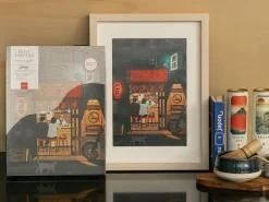 Coffret peinture au numéro - Petit Pinceau - Izakaya par Eloze & Matthieu Verlaine