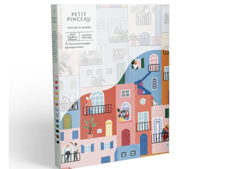 Coffret peinture au numéro - Petit Pinceau - Home Together par Mona Mai - PETIT PINCEAU