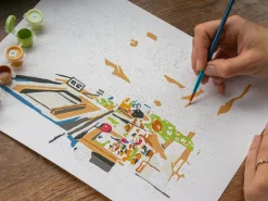 Coffret peinture au numéro - Petit Pinceau Kyoto par La Petite Epicerie