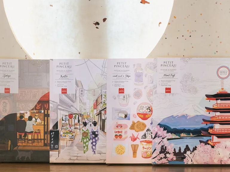 Coffret peinture au numéro - Petit Pinceau Kyoto par La Petite Epicerie
