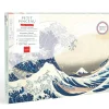 Coffret peinture au numéro - Petit Pinceau - La grande Vague de Kanagawa, Katsushika Hokusai