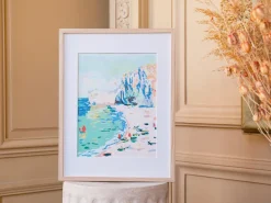 Coffret peinture au numéro - Petit Pinceau - La Plage et la Falaise d'Amont, Claude Monet