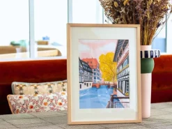 Coffret peinture au numéro - Petit Pinceau - La Petite France par Camille Clerc