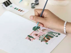 Coffret peinture au numéro - Petit Pinceau - Rome par Hoglet and co