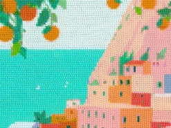 Coffret Petit Diamond - Diamond Painting Positano par Petra Lidze