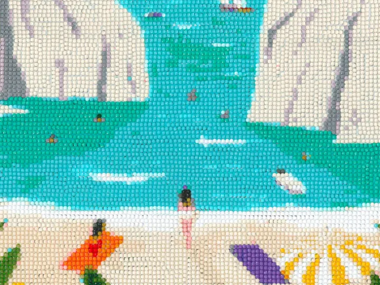 Coffret Petit Diamond - Diamond Painting Stiniva Beach par Maja Tomljanovic