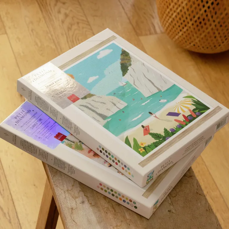 Coffret Petit Diamond - Diamond Painting Stiniva Beach par Maja Tomljanovic