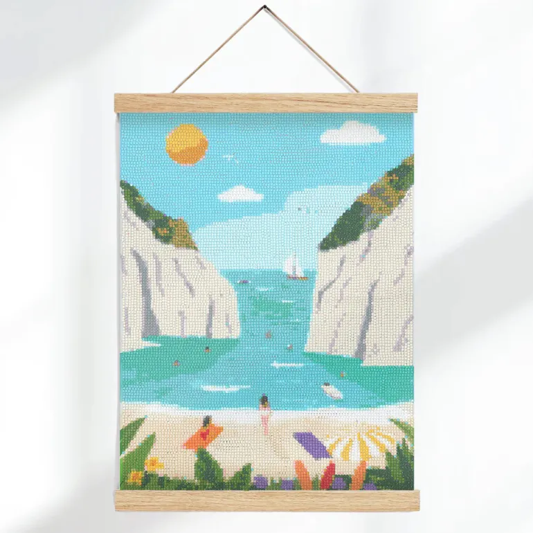Coffret Petit Diamond - Diamond Painting Stiniva Beach par Maja Tomljanovic