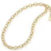 Collier chaîne câble médaille Good Luck 61,8 cm - laiton doré à l’or fin