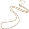 Collier doré à l’or fin – 61,8 cm