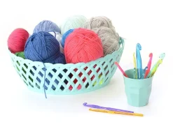 Crochet fluo 8 mm - Plastique