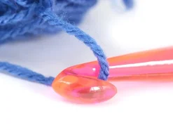 Crochet fluo 10 mm - Plastique