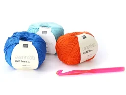 Crochet fluo 10 mm - Plastique