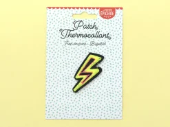 Écusson thermocollant - Éclair fluo