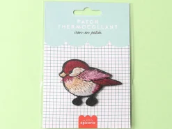 Écusson thermocollant - Moineau dodu