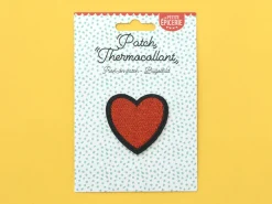 Écusson thermocollant - Petit cœur brodé
