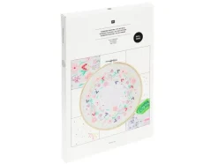 DIY Diamond Painting sur toile - Couronne de Fleurs Scintillante - Rico Design