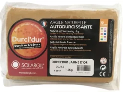 Durci'dur jaune d'or - Argile naturelle autodurcissante