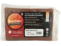 Durci'dur rouge - Argile naturelle autodurcissante