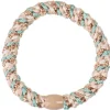 Elastique cheveux Vert Beige & Cuivre Glitter - Kknekki