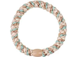 Elastique cheveux Vert Beige & Cuivre Glitter - Kknekki