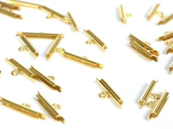 Embout pour tissage de perles Doré - 15 mm