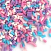 Faux vermicelles couleurs froides pour pâte fimo ou résine.