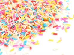 Faux vermicelles très fins - couleur flashy pour pâte fimo ou résine -10g
