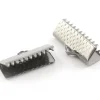Fermoir griffe 20 mm - argenté foncé
