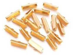 Fermoir griffe 20 mm - doré à l'or fin 18k